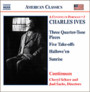 Three Quarter-Tone Pieces - C. Ives