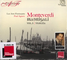 Monteverdi: Madrigali vol.3 Venezia - Paul Agnew