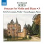 Sonatas For Violin & Piano 3 - Ries  /  Grossman  /  Kagan